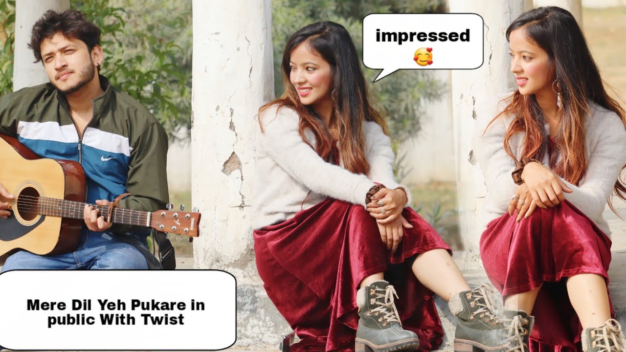 Mera Dil Yeh Pukare Aaja ||Song & Twist Epic Rxn|| Randomly Singing In Public Rxn ||@MrKingSinging