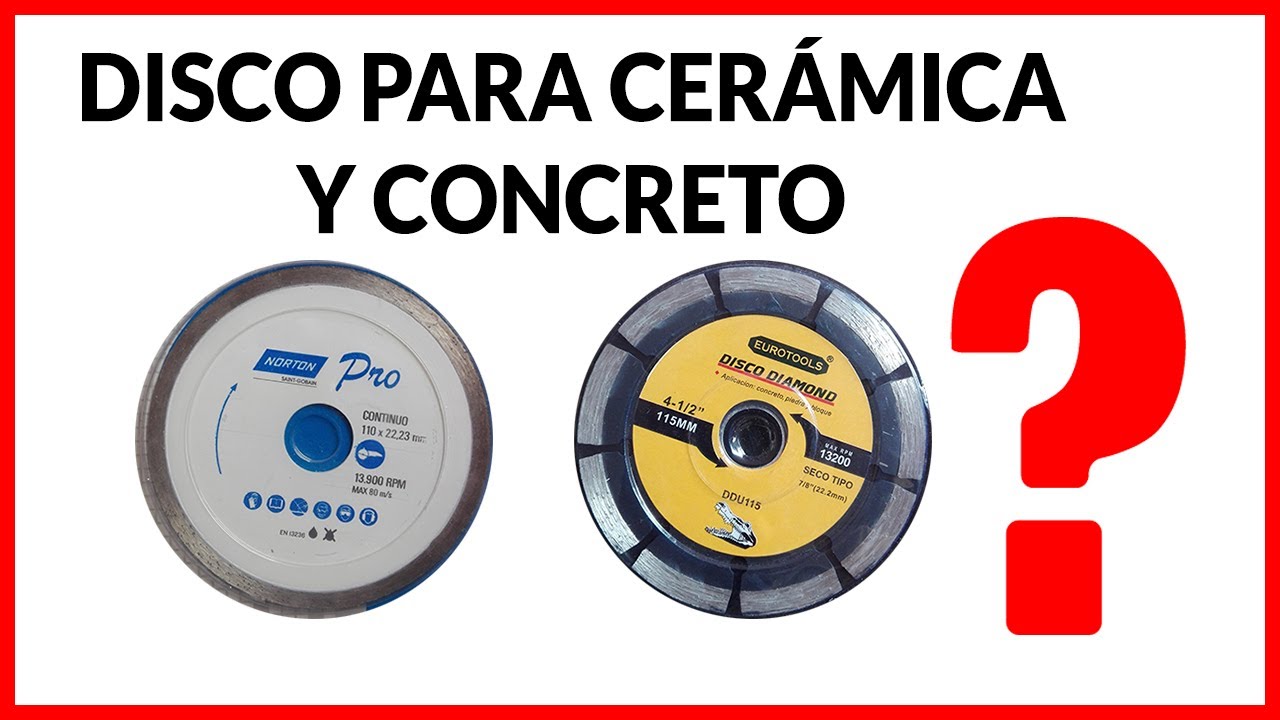 🔘 Disco para cortar mayolica