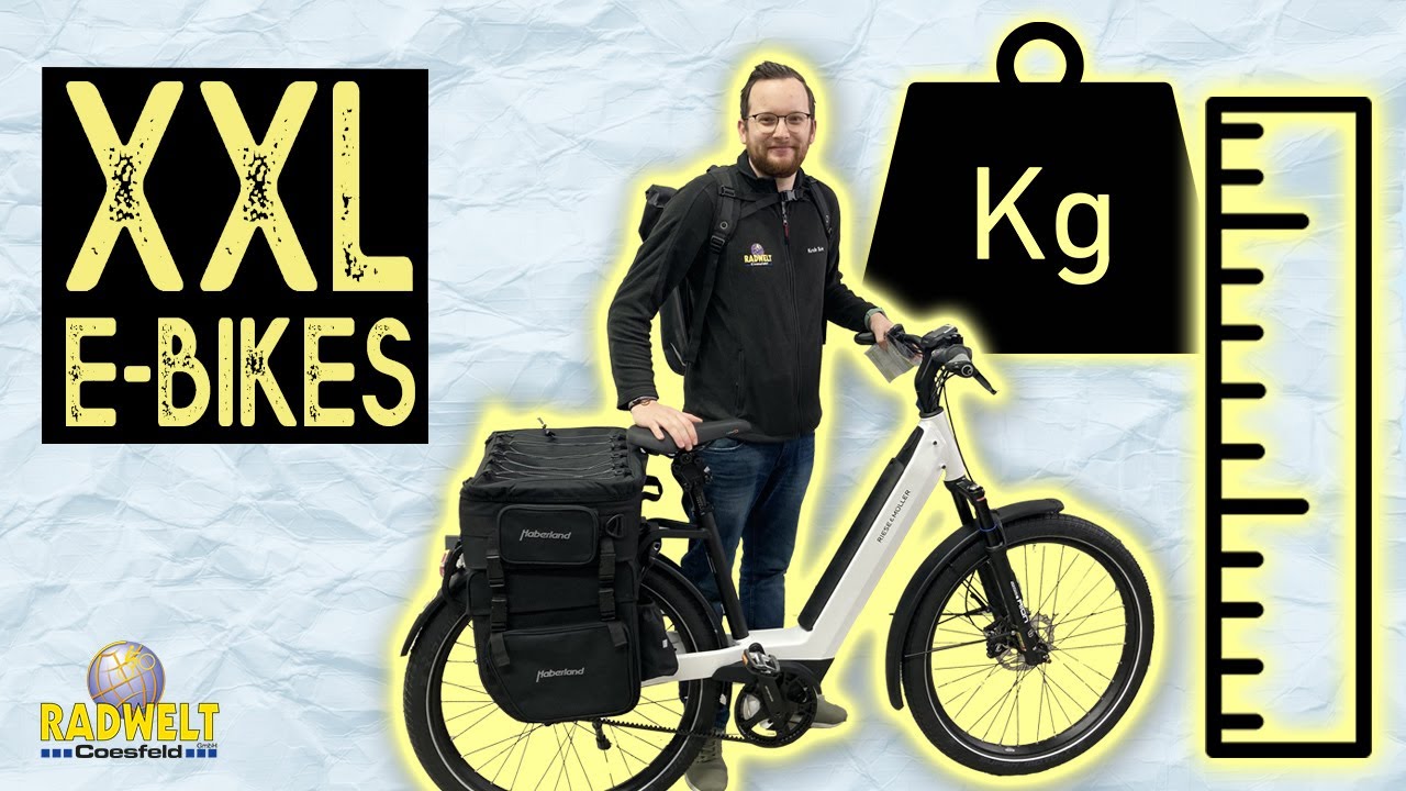 XXL E-Bikes f&uuml;r Gro&szlig;e & Schwere 💪🏻 🚲