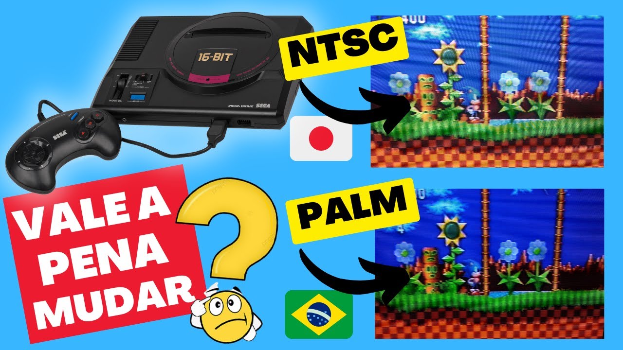[TUTORIAL] Transforme seu MEGA DRIVE japonês transcodificado PAL-M em NTSC
