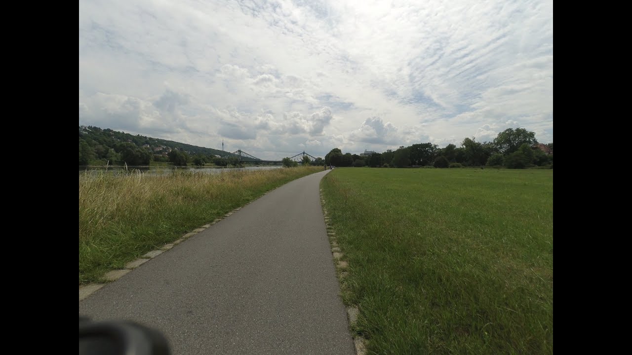 Fahrradtour Elberadweg Dresden Pirna Time-Lapse