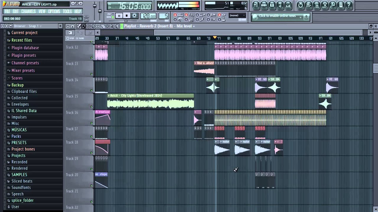 Avicii - City Lights (Fl Studio Remake)