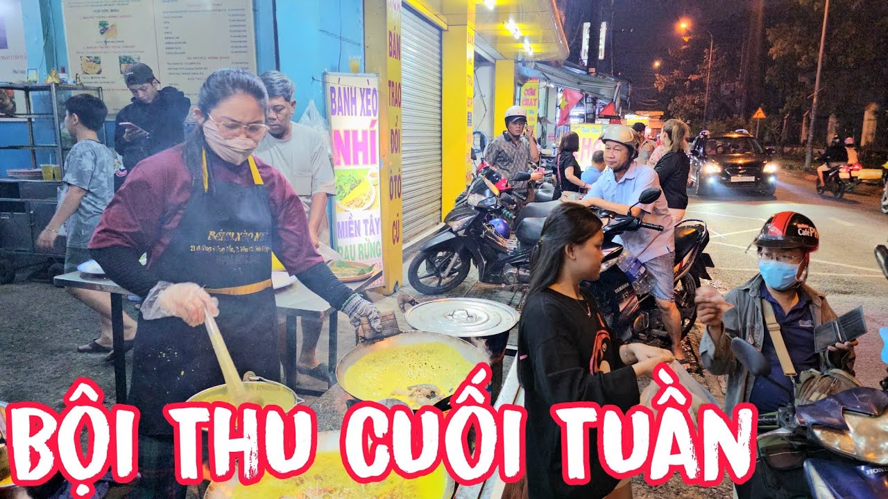 Khách Ra Vào Tấp Nập Bánh Xèo Nhí Bội Thu Cuối Tuần