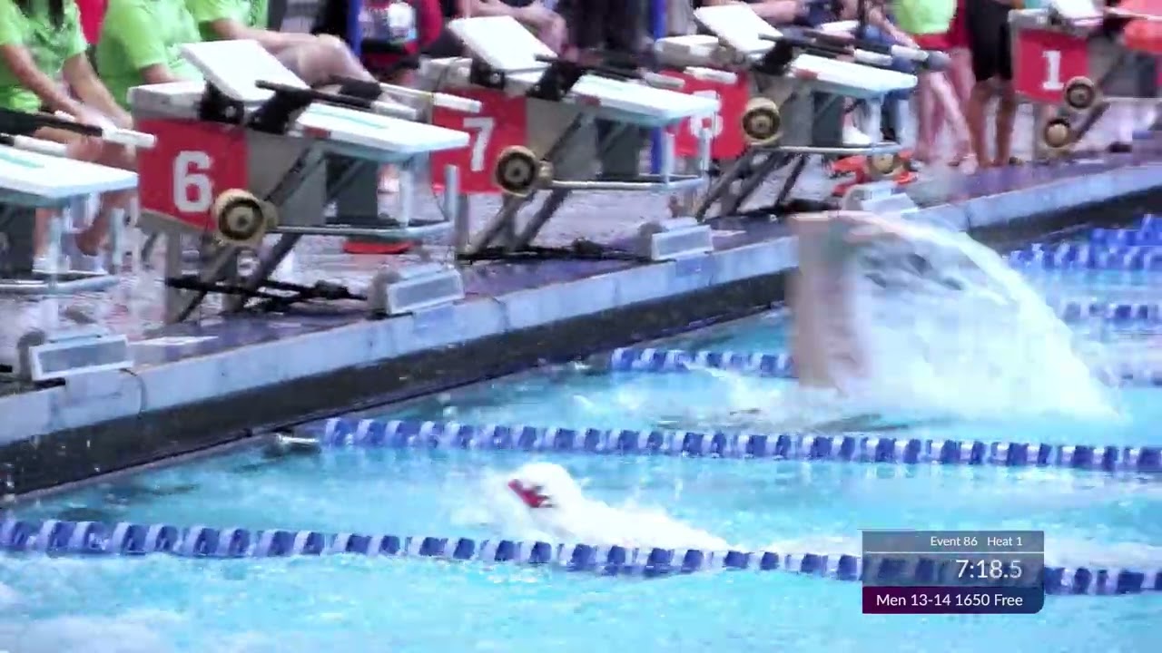 Men's 13&14 1650 Free A Final | 2023 NCSA Age Group Championships | Orlando FL