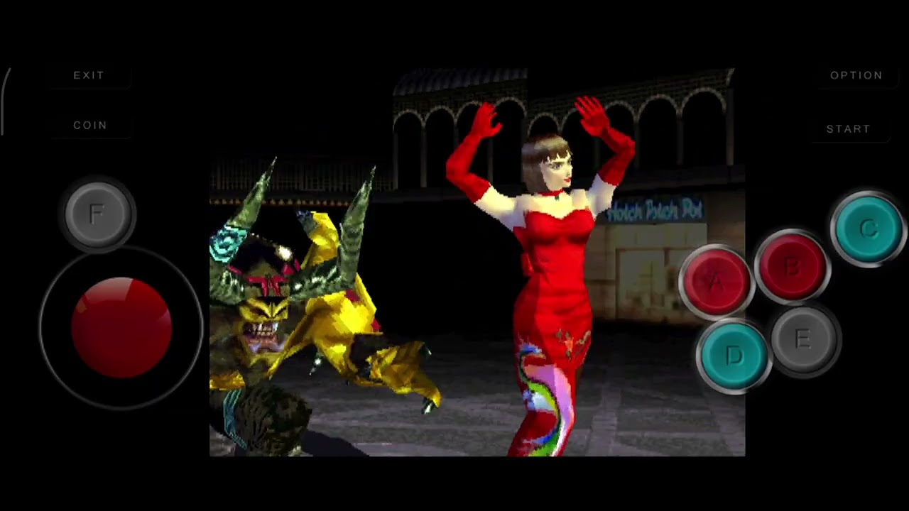 Tekken tag tournament anna/trueogre player mobile play game 