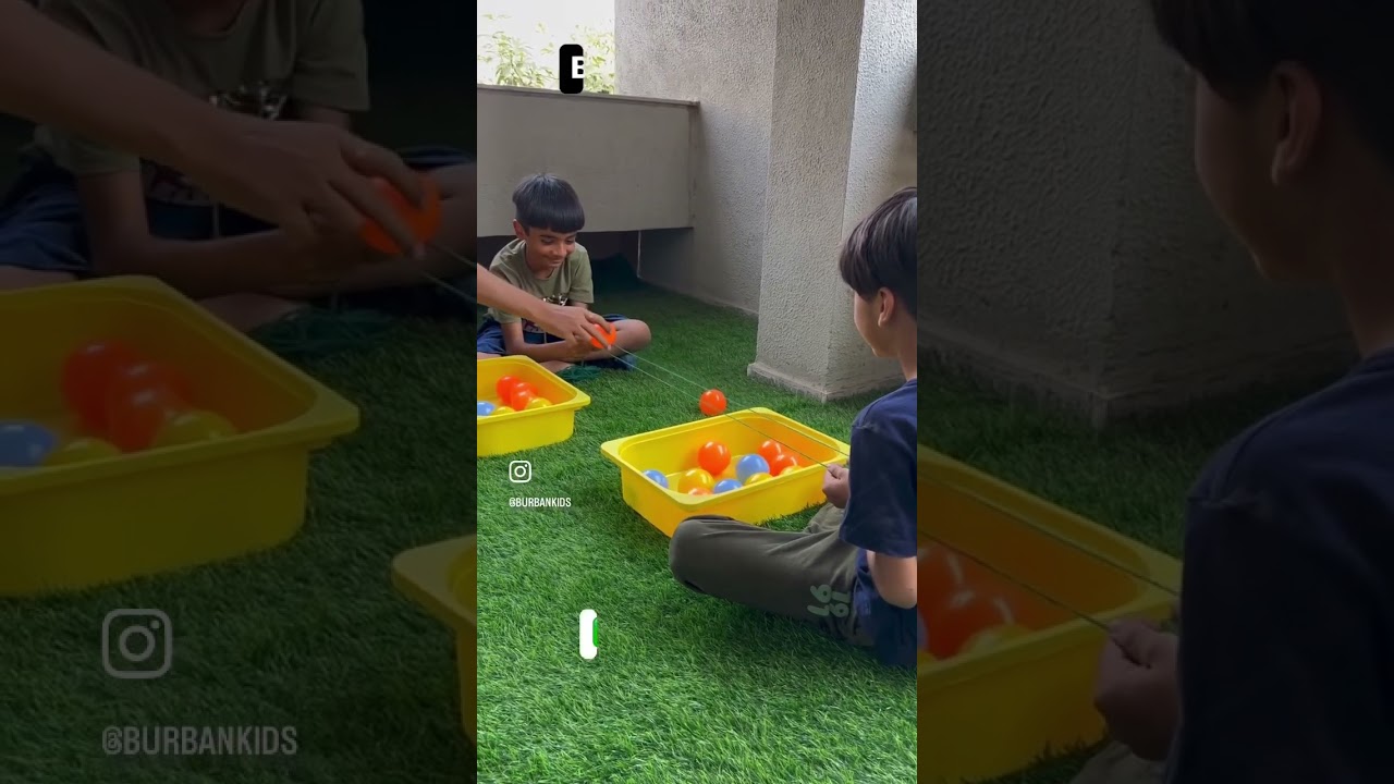 Outdoor play activity for children #outdoorgames #outdoorplay #outdooractivities #gamesforkids #diy