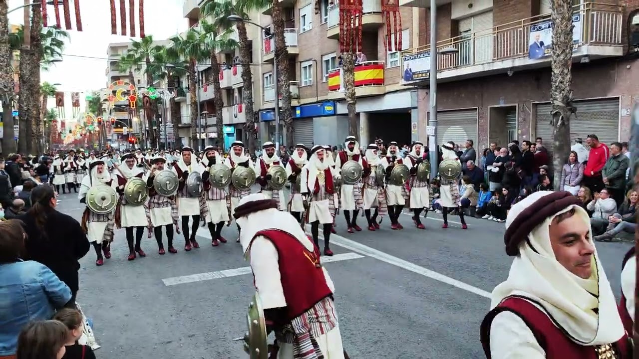 Final del desfile Moro con Benimerines San Vicente del Raspeig 2023