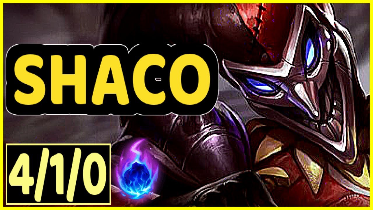 SHACO VS NASUS - 4/1/0 KDA TOP GAMEPLAY