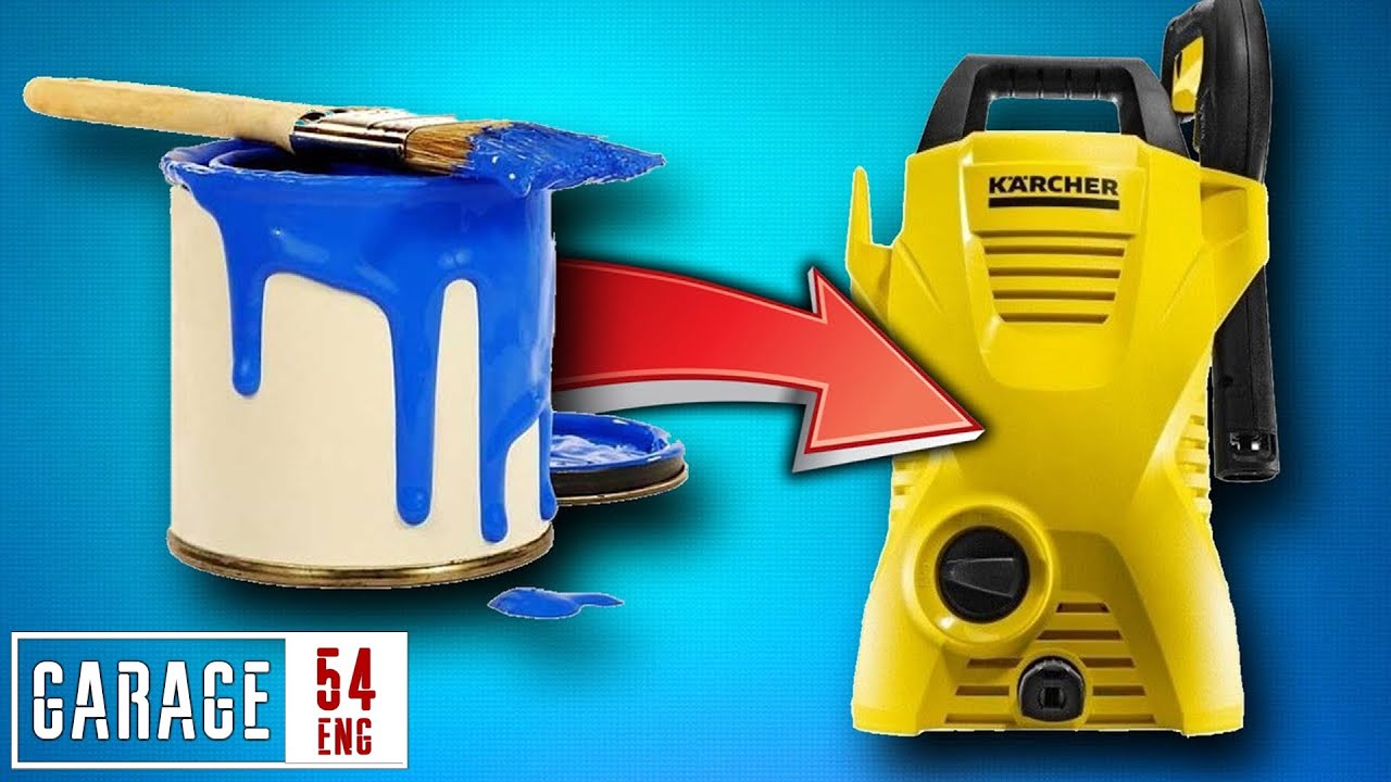 Can you paint a car using a pressure washer?