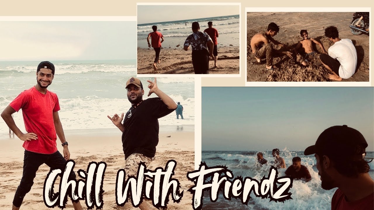Chillin' at Hawksbay Beach | Karachi's Coastal Gem #beach #hawksbay #vlog #friends