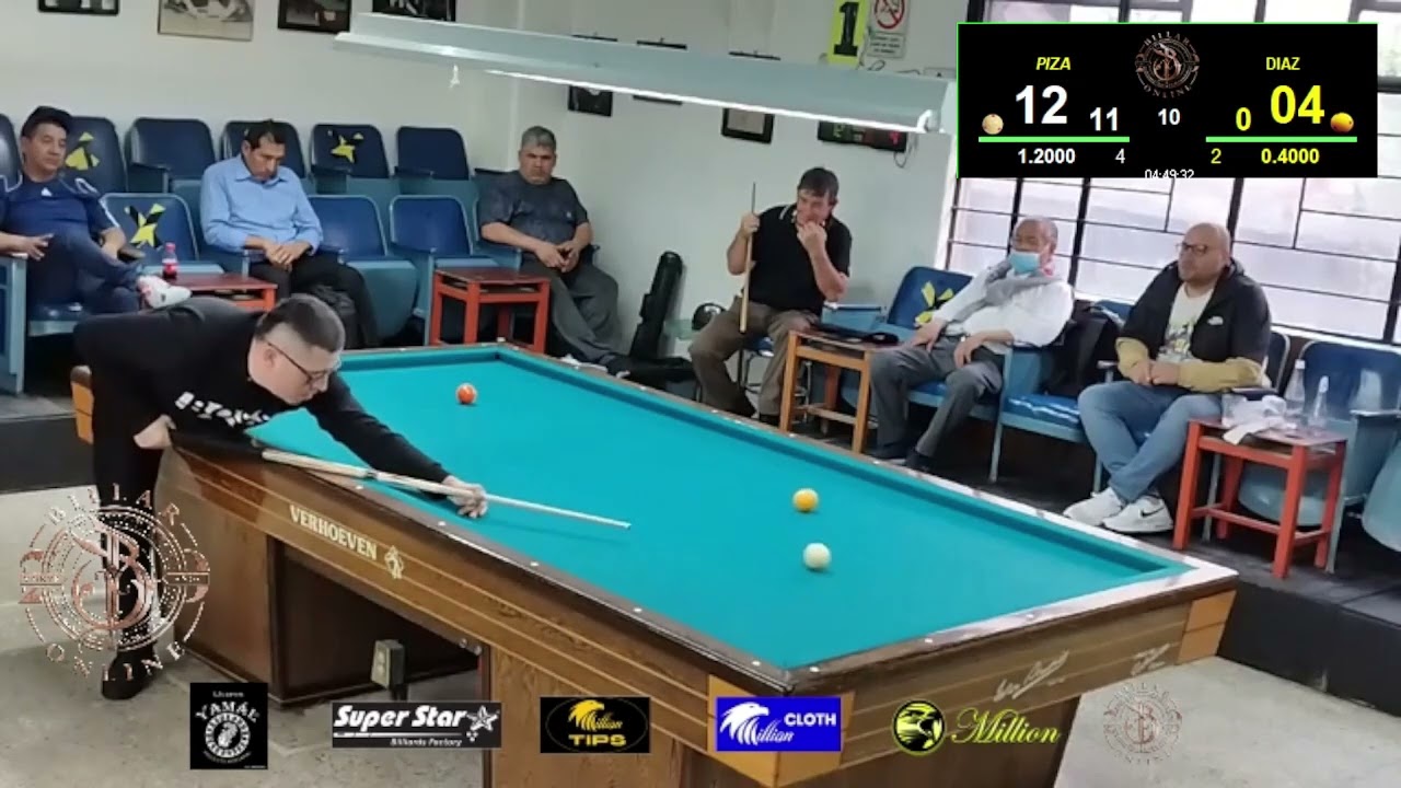 ALEJANDRO PIZA..TERMINA CON SERIE DE 20 CARAMBOLAS! Club Cid Billarin La Catedral del Billar,