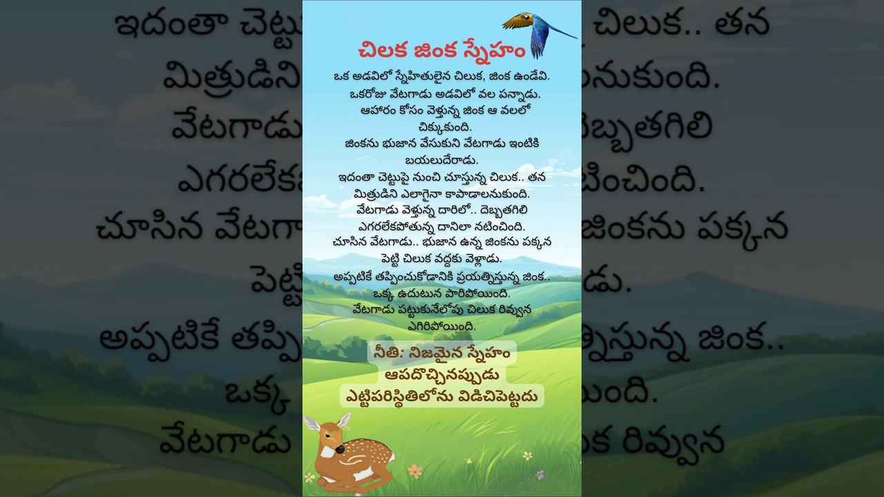 Moral Stories|Telugu Moral Stories|Telugu Stories|Bedtime stories#telugu#moralstories#yt#story#kids