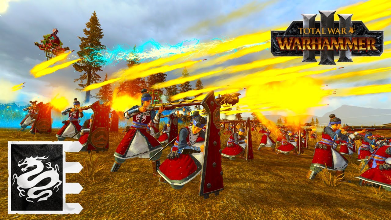 Total War WARHAMMER 3－Grand Cathay VS Slaanesh | FIRESupport | Firework Show | MOD | 4K