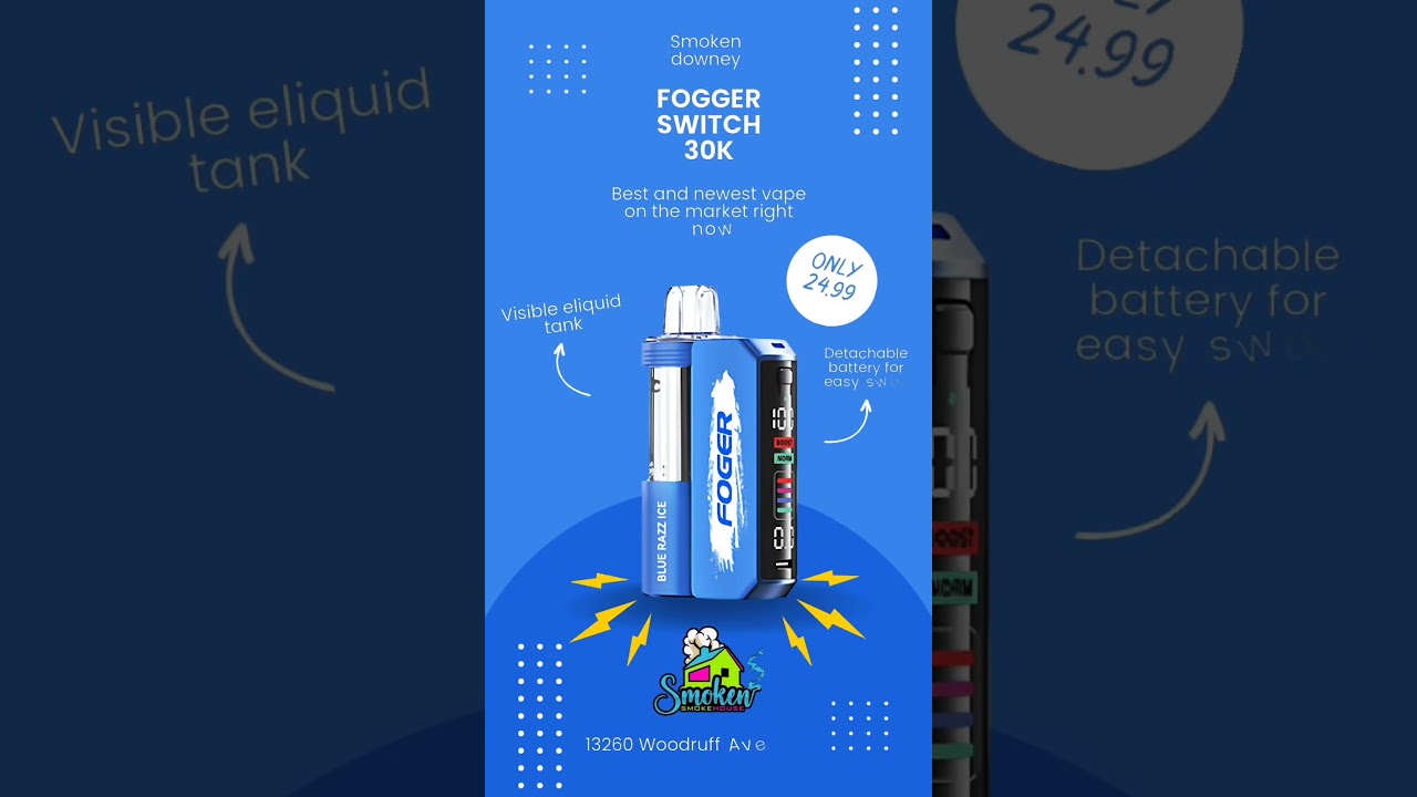Peak at all the new flavors available for the new fogger 30k @smokensmoke.house ! 💨 #21savage