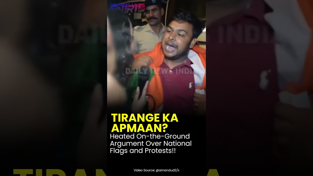 Fierce #publicdebate #protesters and #reporters Clash Over #allegations and #nationalsymbols ⚖️ #tgh