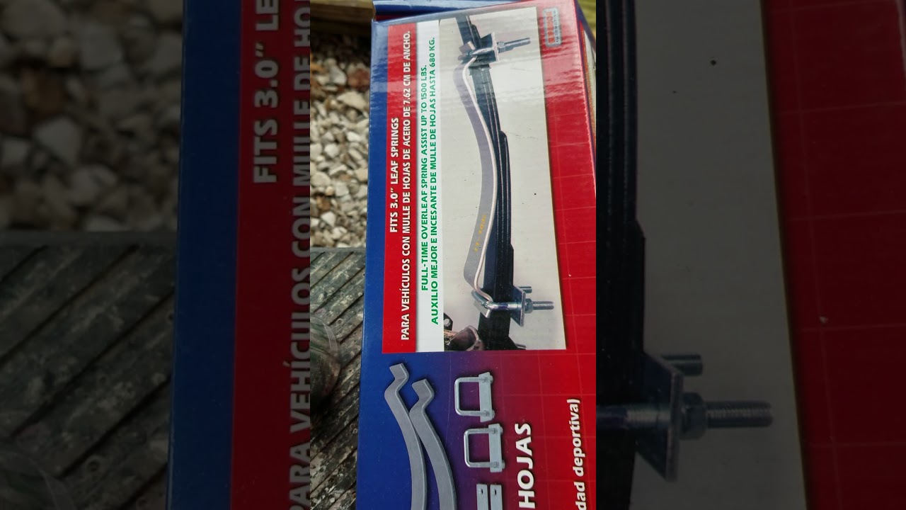 leaf spring helper or assist