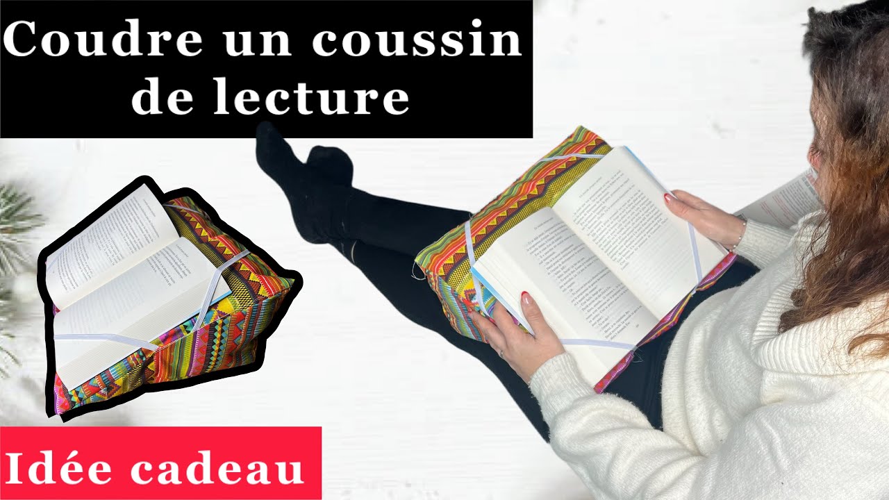 TUTO COUTURE - coudre un coussin de lecture
