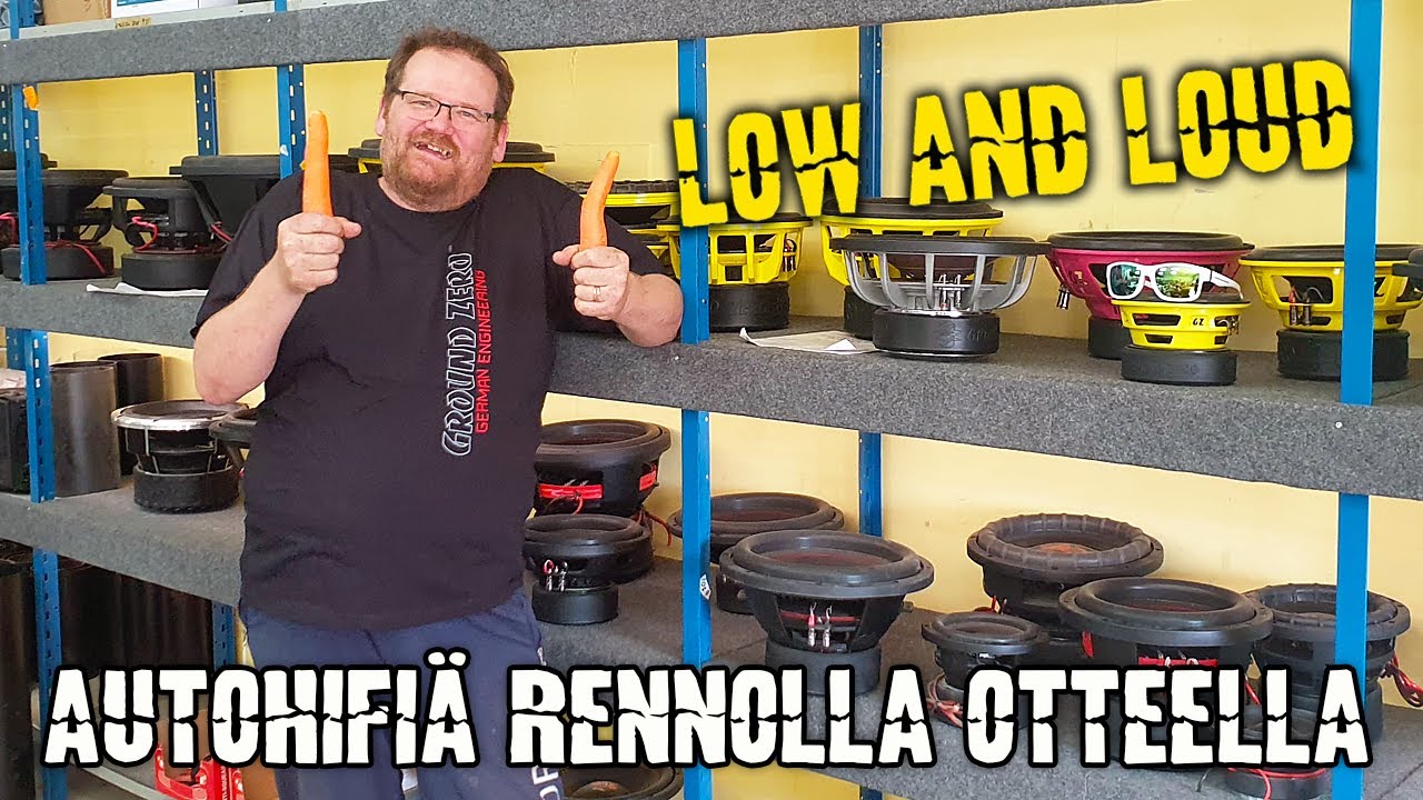 KUN BASSO RATKAISEE | Esittelyss&auml; autohifimyym&auml;l&auml; Low And Loud Sein&auml;joella!