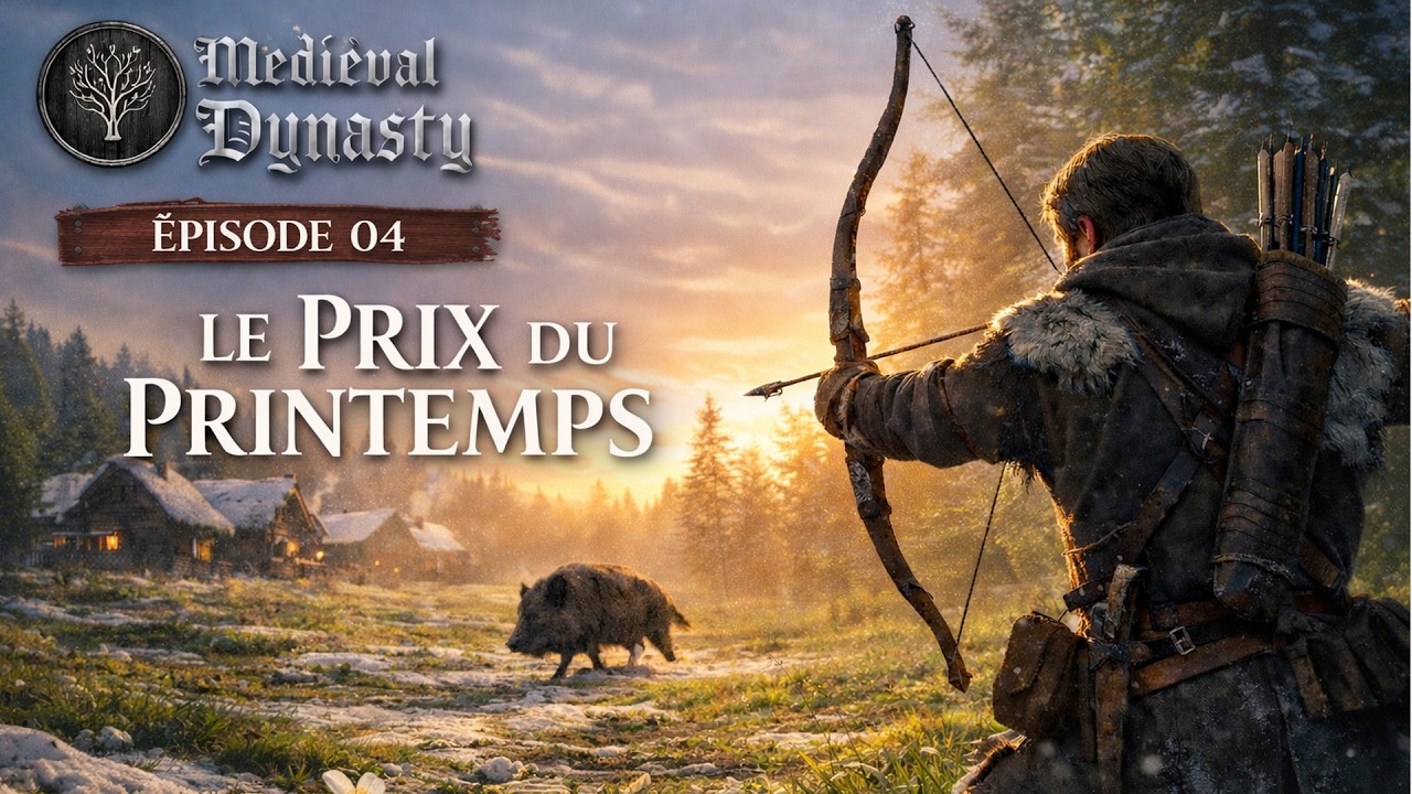 MEDIEVAL DYNASTY #04 | Le Prix du Printemps | Chasse au Sanglier & Année 2