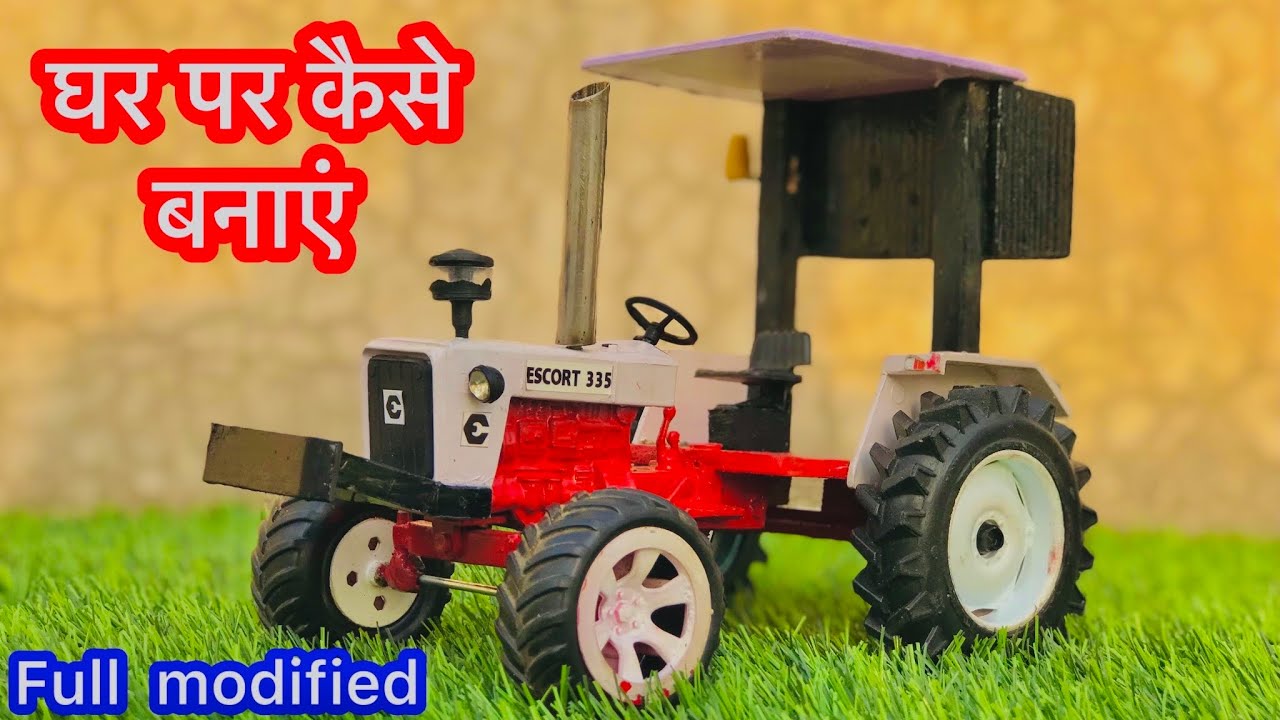 How to make a modified tractor at home very simple ideas #howtomake #tecnicalindia #tractor