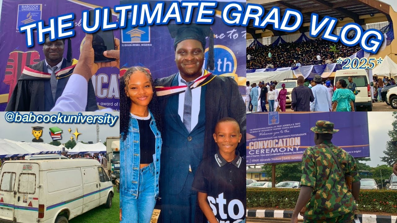 VLOG: babcock graduation 2025🎓~ everything they didn&rsquo;t show you