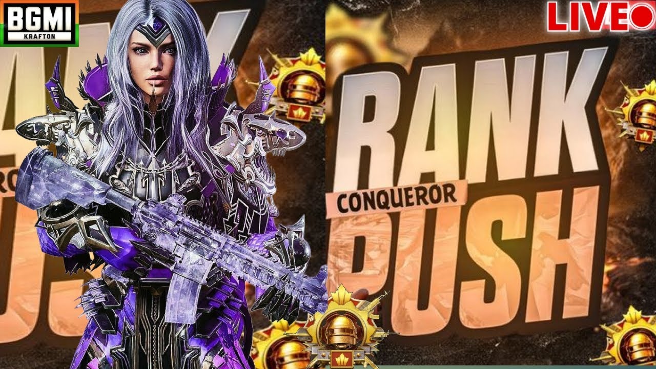 RANK PUSH BEGINS | DAY 1 SOLO CONQUEROR RANKPUSH GAMEPLAY 4.2 UPDATE BGMI @theredongaming #bgmi