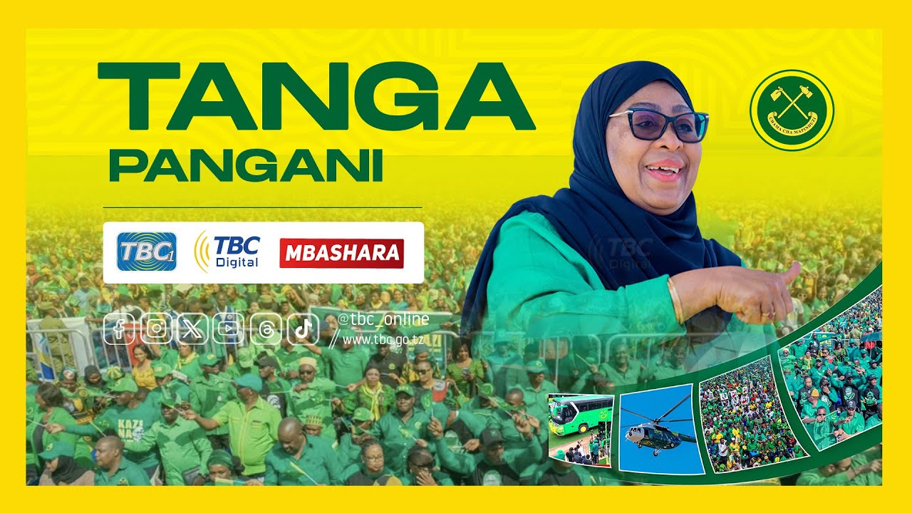 🔴#TBCLIVE: MKUTANO WA KAMPENI ZA MGOMBEA URAIS CCM - PANGANI, TANGA