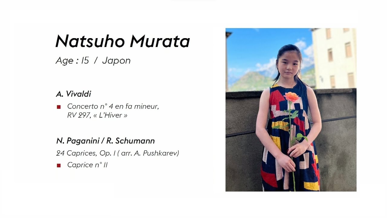 Natsuho Murata：Tibor Junior International Violin Competition 2022 1st Round②