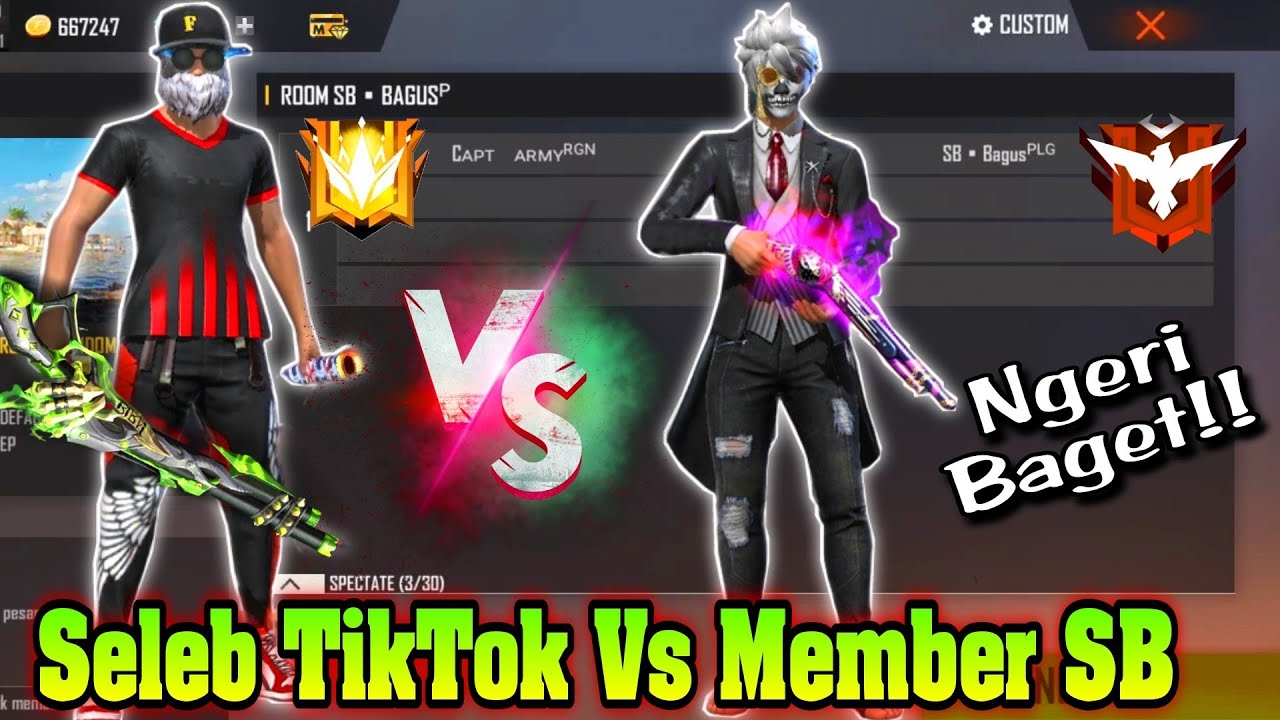 Seleb TikTok Vs Member SB (Have Fun)🇲🇨 Parah Sih! Lawan Anak Gm!!