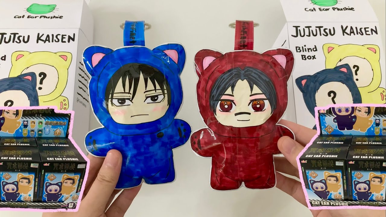 [💸unboxing💸] JUJUTSU KAISEN CAT EAR PLUSHIE BLIND BOX unboxing! | asmr