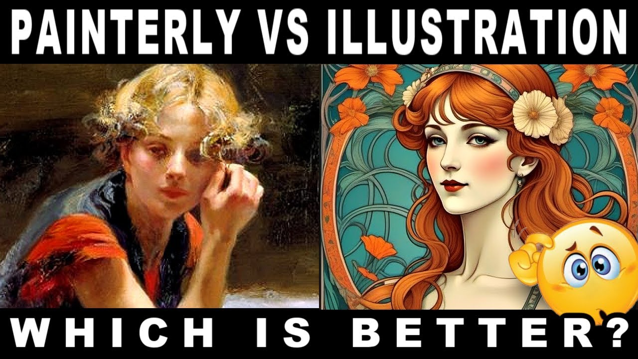 Oil Painting Art for Artist, Painterly vs Illustration Which is better