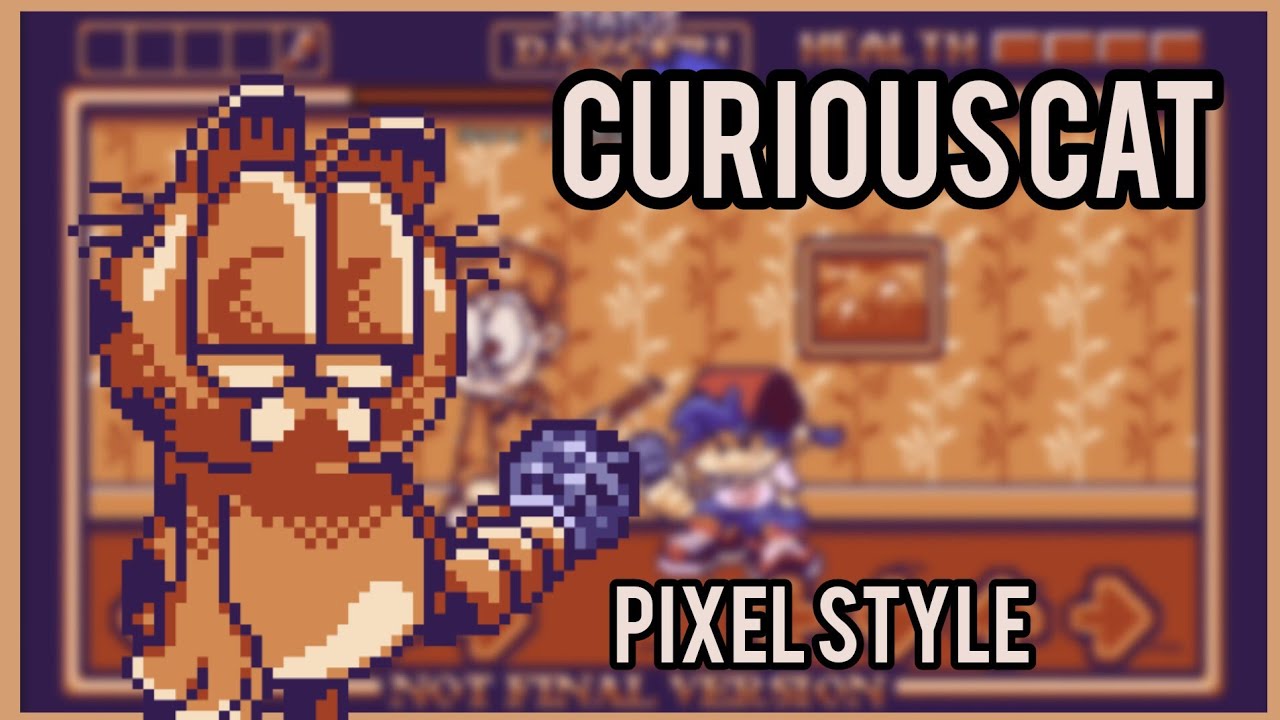 (Old) vs Gorefield pixel style Curious Cat