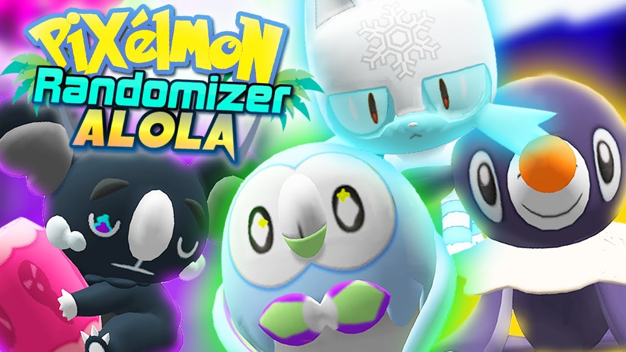 Pixelmon Randomizer Alola Episode 1 ► EPIC ALOLAN STARTERS! (Minecraft Pokemon Roleplay)