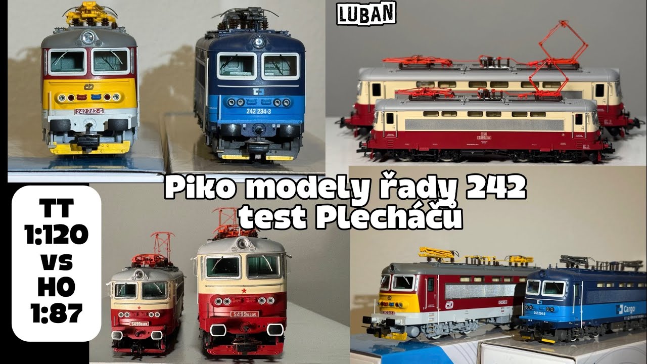Plecháč Piko , H0 , TT , test , srovnaní, Cargo, Chebský Plecháč 