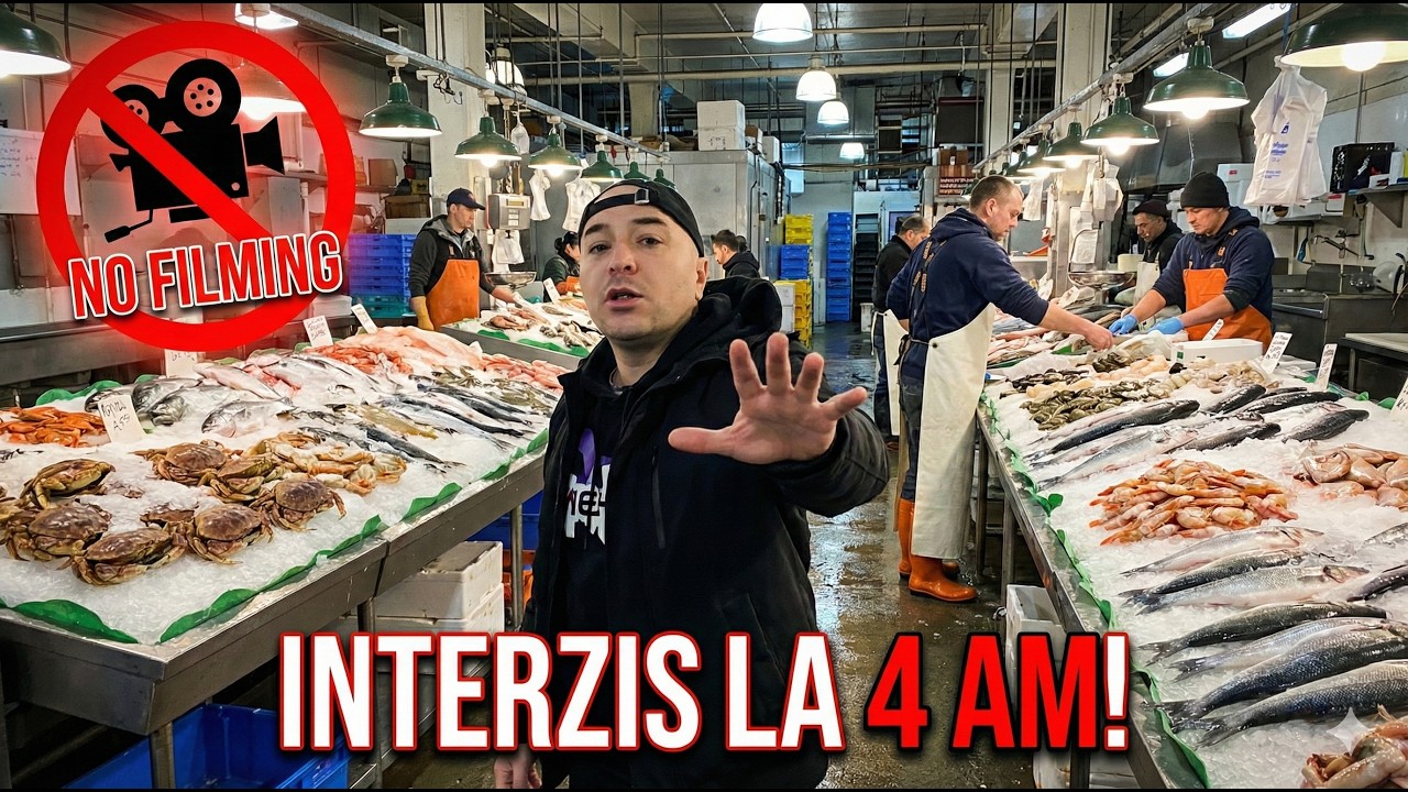 Locul din Londra plin la 4 dimineata ! Piata de peste !
