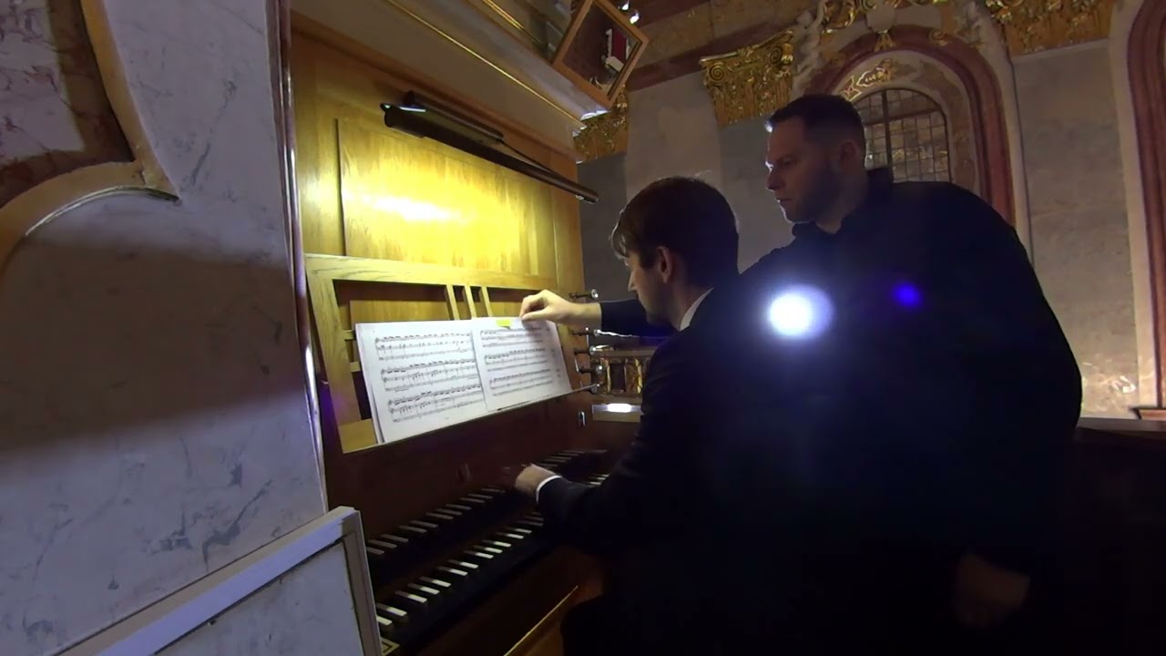 J.S. Bach/M.Dupré - Sinfonia Cantata 29, Tadeusz Barylski, Jasna Góra organy w prezbiterium 20.12.25