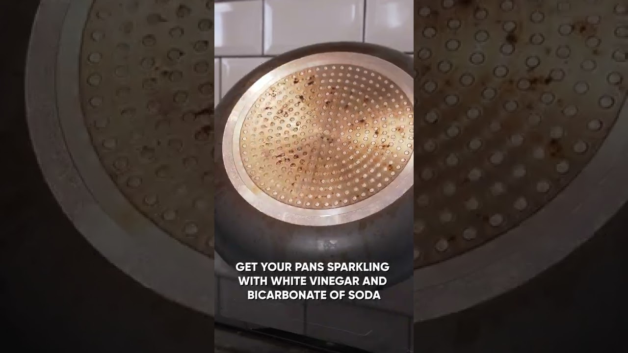 How to remove tough stains from pots and pans 💪