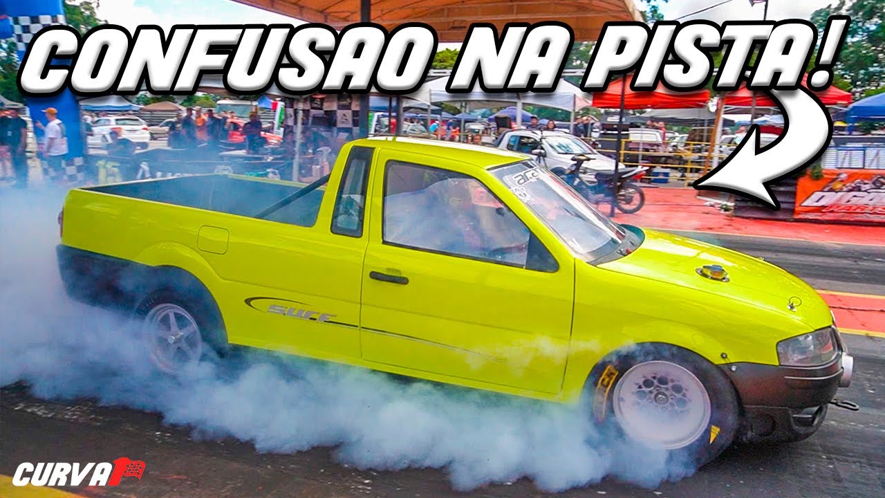 SAVEIRO TURBO VS CHEVETTE!! 🤬 CONFUSÃO NA PISTA, ESTÁ CERTO?