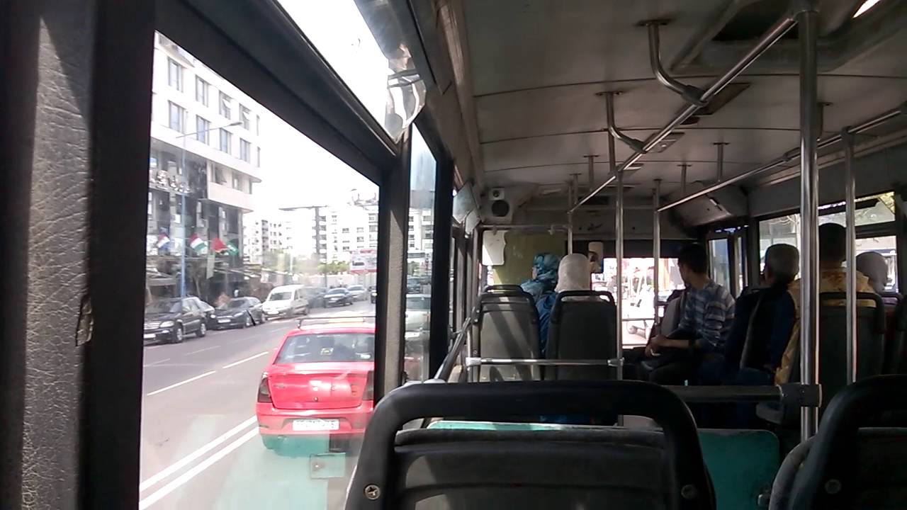 Sound exhaust bus !! iveco Eurorider27A (bus 1075) to Bd Anfa, Casablanca