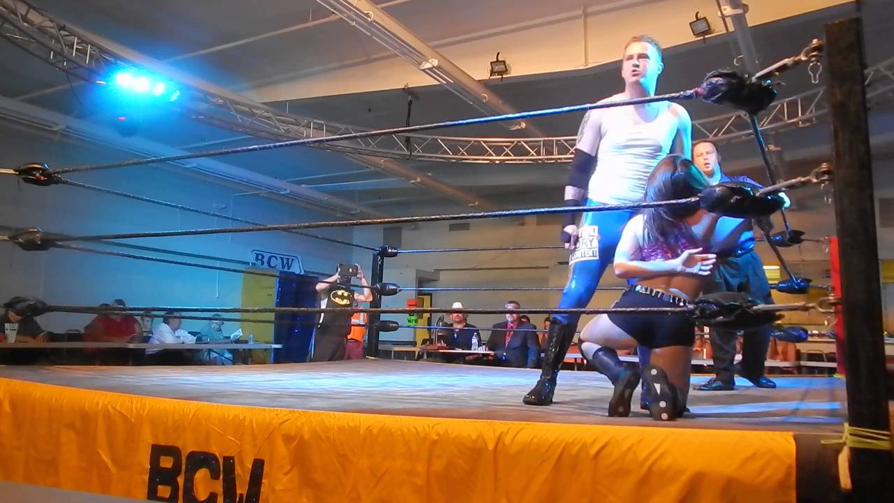 NWA Blue Collar Wrestling Zack Winters vs Ashley Grace 8/28/16
