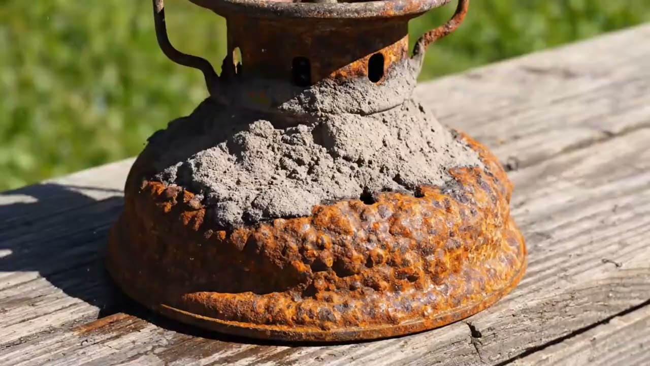Restoring a Rusted Vintage Lantern &mdash; Extreme Rust Removal & Satisfying Deep Cleaning