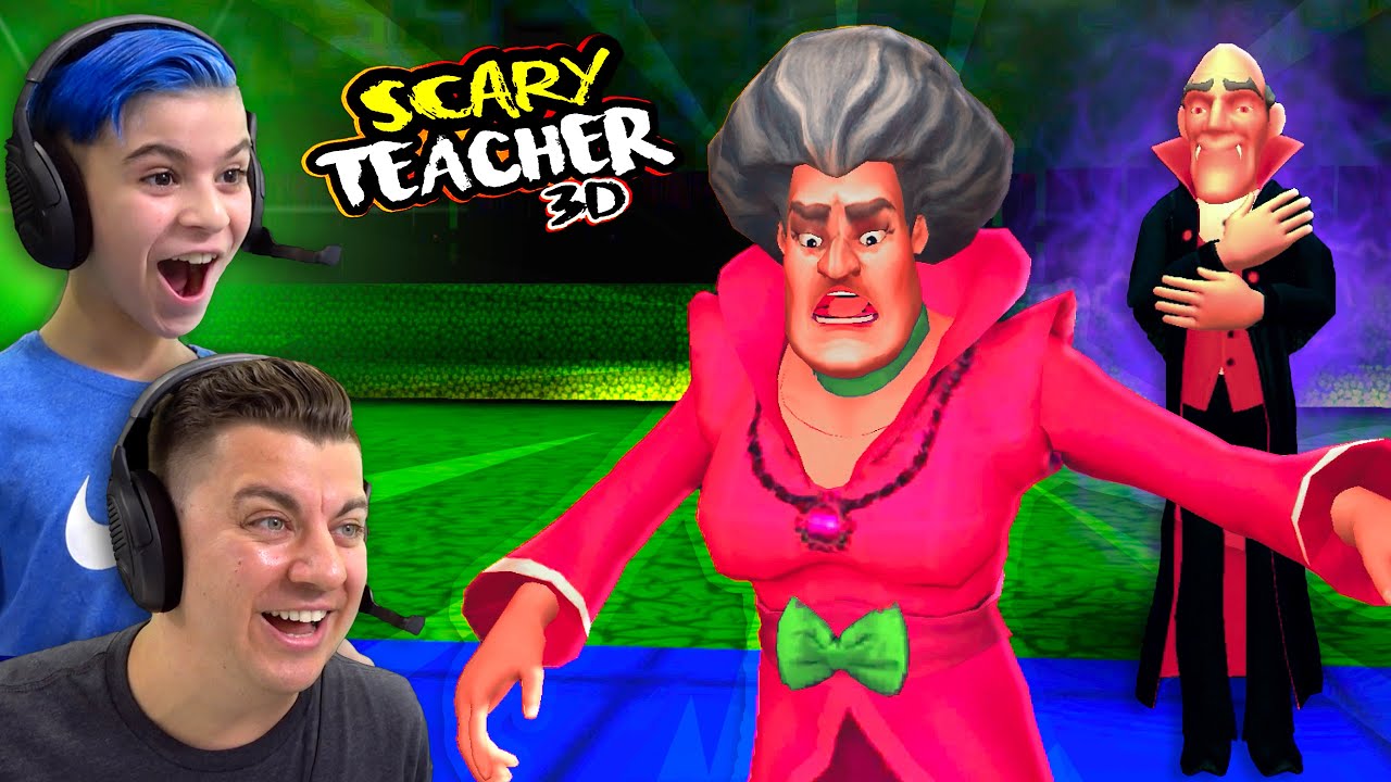 WE RUINED THE HALLOWEEN COMPETITION (SCARY TEACHER 3D) HAUNTELY HALLOWEEN