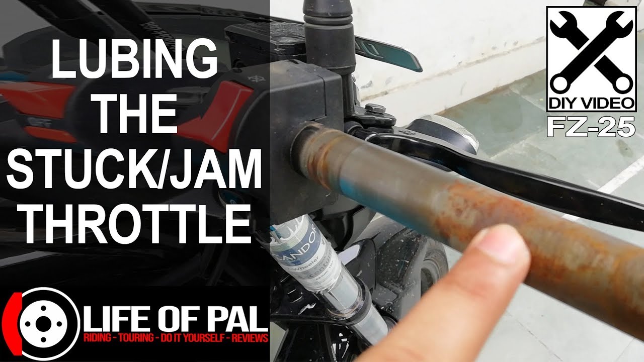 How to Lube Throttle Assy | FZ25 | DIY | Life of Pal