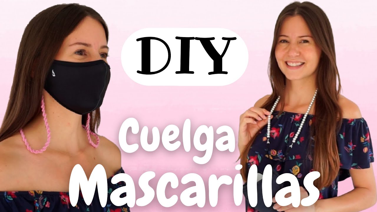 CÓMO HACER un CUELGA MASCARILLAS Fácil ✅ 3 IDEAS ✅ DIY collar para mascarillas o tapabocas