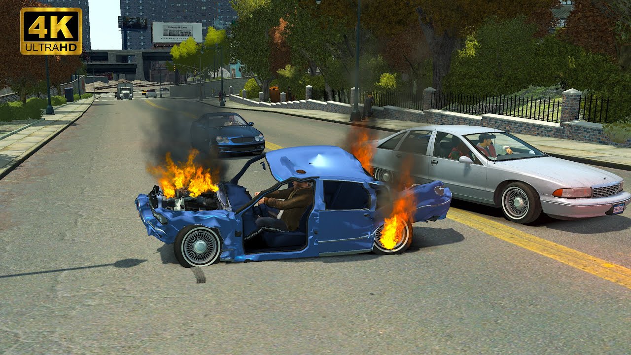 GTA IV Crash Testing Real Car Mod #22