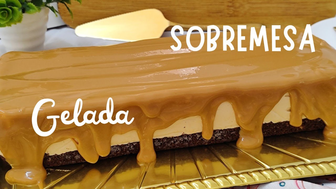 TORTA SORVETE DE DOCE DE LEITE | SOBREMESA CREMOSA, FÁCIL E IRRESISTÍVEL 