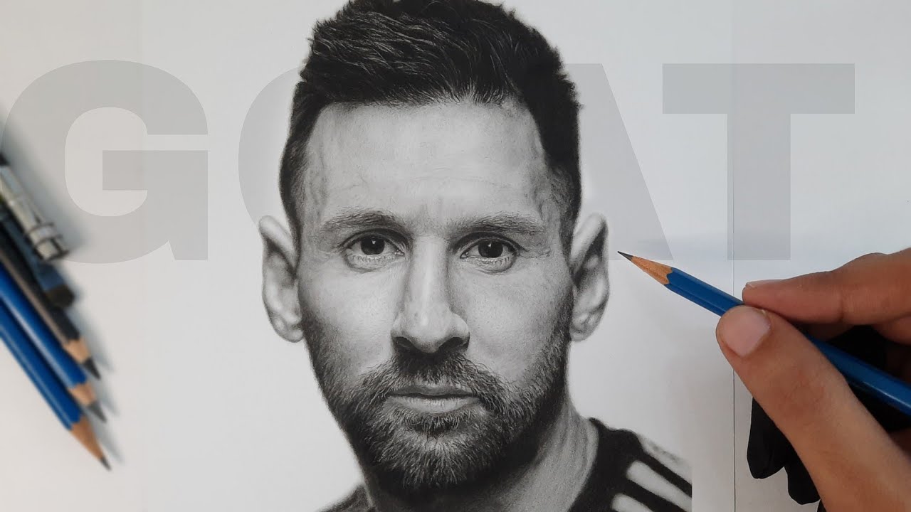 Drawing LIONEL MESSI || REALISTIC PENCIL PORTRAIT