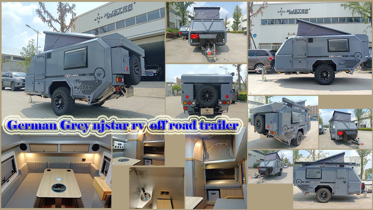a 10 mins ofinside and outside clear introduction njstarrv offroad camper trailer #traveltrailer #rv