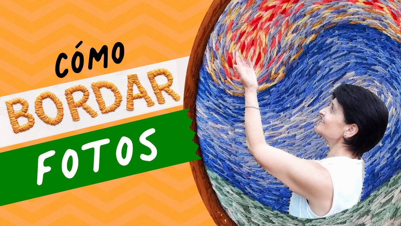 😮 Cómo Pasar una Fotografía a Tela 🧵 Bordados a Mano PASO A PASO