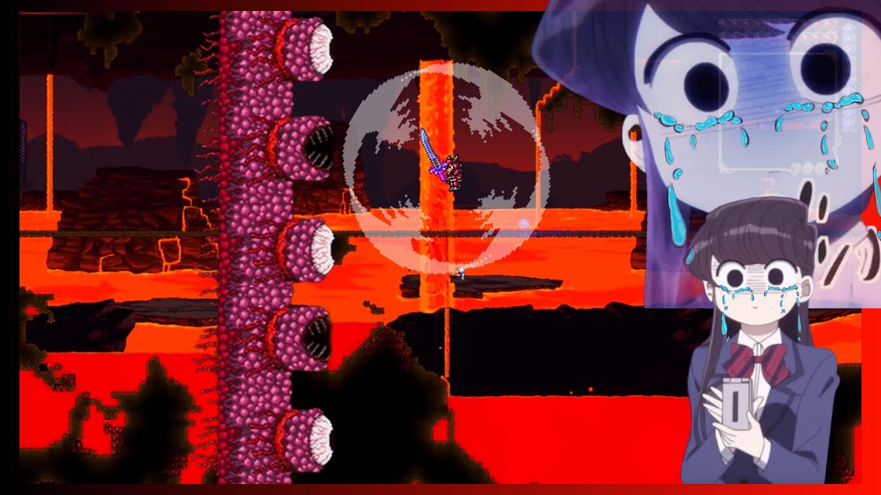 🔴Komi-san no se rinde: ¡VENGANZA contra el MURO DE CARNE! I Dario Dagger #terraria